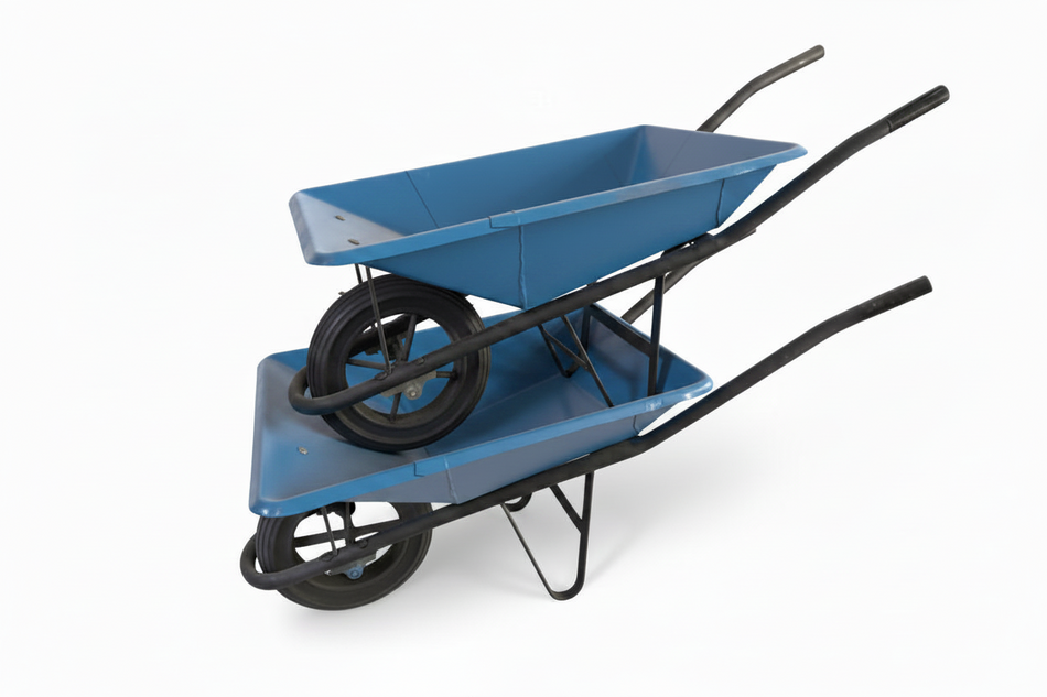 Brouette maçon metallique BLEU Renforcée