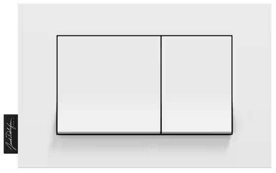 Dual-Flush Plate White E20858-00 By Jacob Delafon Paris
