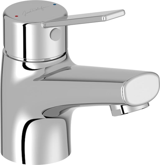 Mitigeur Lavabo EO - Economie d'eau - Hauteur sous Bec 5,7cm - Avec Flexibles d’Alimentation - 10,5x13,6x4,5cm - Finition Chrome - E24158-CP By Jacob Delafon Paris