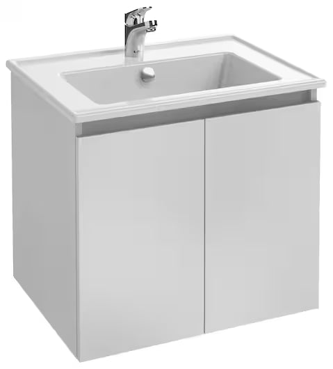 TOLBIAC 60 cm Furniture Pack - 2 Doors, No Mirror. "White" Finish CEB2356-NWT By Jacob Delafon Paris