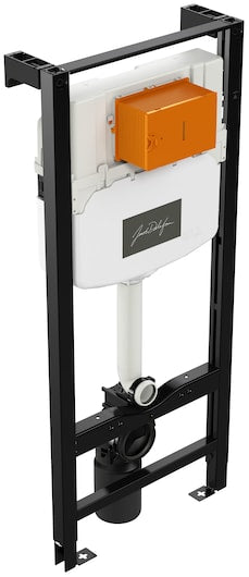 Wall-hung WC frame with 3 to 6 L cistern Wall-mounted 3/6L Ref: E24156-NF - reliable, quiet and very robust solution By Jacob Delafon Paris