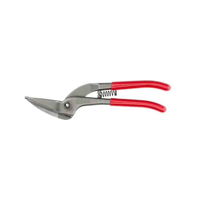Cisaille à tôle Passe franc ou Pélican EUROTUB - 2 lames polies, étroites et forgées en acier fin allié et poignées gainées PVC. Dimension : 250 MM
