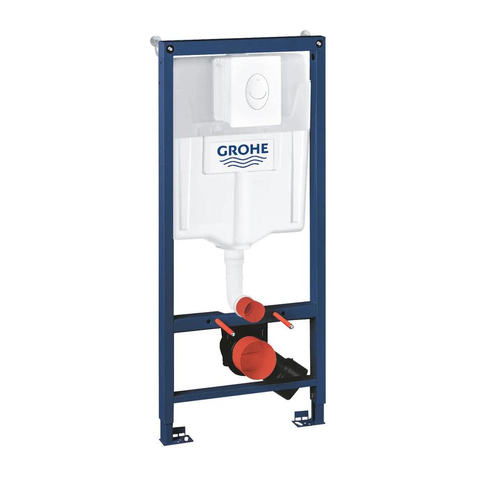 Bâti-support 3 en 1 pour WC suspendu Rapid SL - Blanc Alpin Réf : 3872200 - solution robuste, silencieuse et peu encombrante - GROHE GmbH