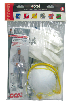 Lot protection + EPI Peinture  6 piéces OCAI  6075X