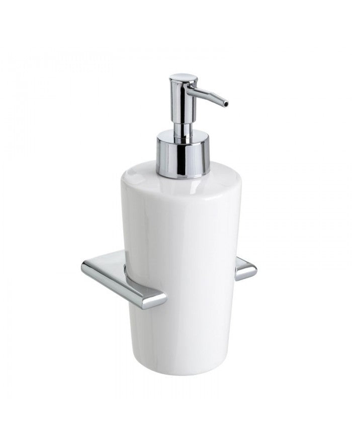 Toilet paper holder, chrome finish combined with stainless steel, 128*50*105 mm - RONDA 6646800