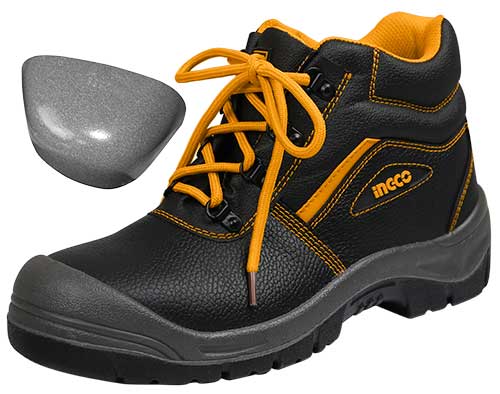 Chaussures haute de sécurité SB (« Safety Basic ») design ergonomique et un système de laçage facile, ces chaussures de sécurité offrent un ajustement sûr et confortables selon la norme EN ISO 20345