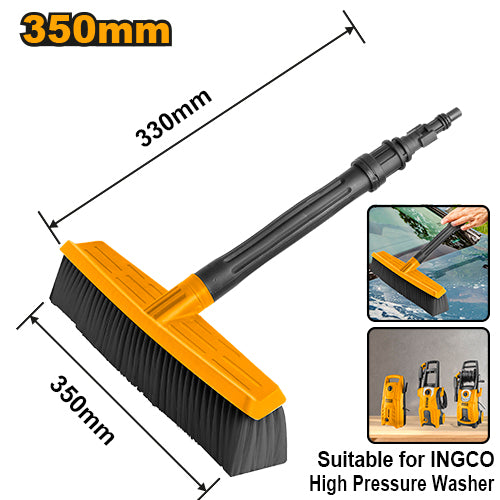 Brush 270x95mm for floors and surfaces. Compatible with high-pressure cleaners.