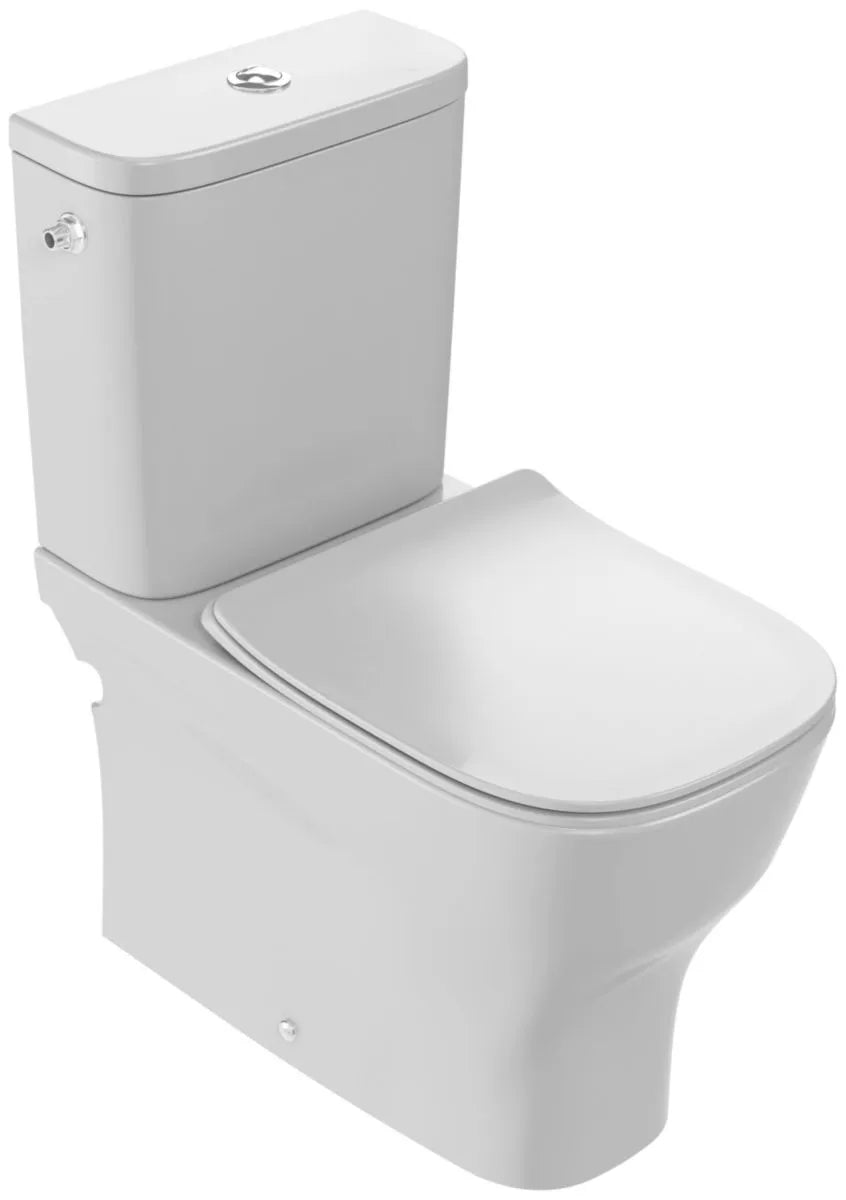 Jacob Delafon Paris STRUKTURA Close Coupled Vario WC Pan with Removable Seat, White, Ref. E20491-00