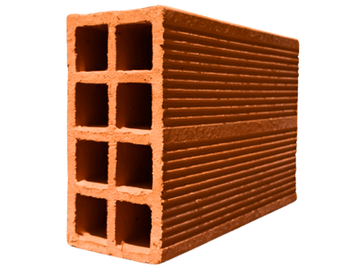 Brique creuse en terre cuite de dimensions 70 × 210 × 250 mm est le standard utilisé pour la réalisation de cloisons intérieures non porteuses - Conformément à la Norme NM 10.1.042