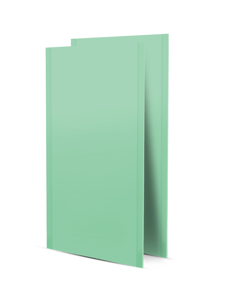 Plaque de plâtre BA13 HYDRO 1200X2800 - Certifiée NF et NM selon Norme EN-520 et DTU 25.41