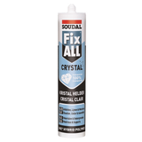 Cartouche SOUDAL Fix ALL 290 ml est un mastic-colle hybride (polymère SMX) professionnel. Offrant une adhérence initiale exceptionnelle (high tack) et un maintien immédiat. coloris Blanc ou Gris -