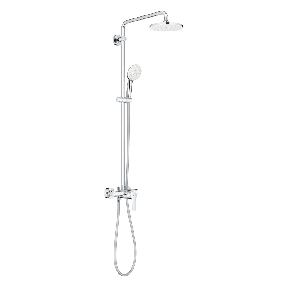 GROHE Tempesta 200 Shower System with single-lever mixer for wall mounting 26244002