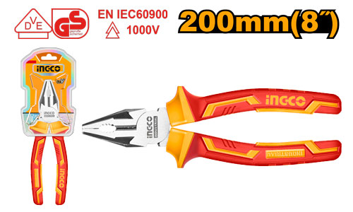 Pince universelle isolée 8" (1000V).