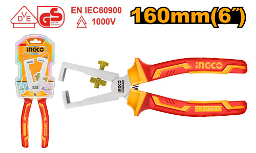 Pince à dénuder isolée 6", 1000V.