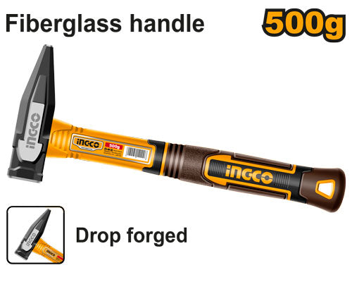 Marteau de mécanicien 500g, tête forgée.
