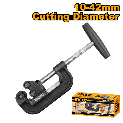 Steel tube cutter, cutting diameter 10-42mm.