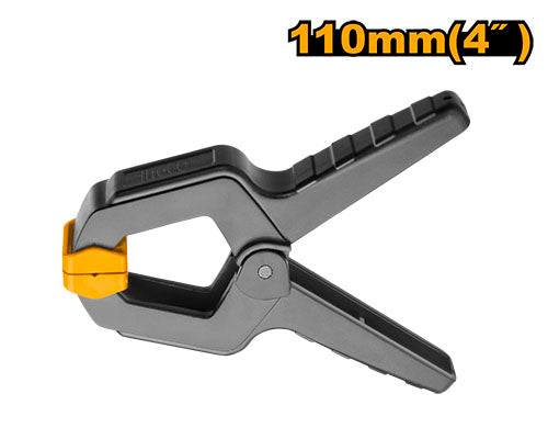 Pince à ressort 4", force 12kg - Longueur : 110 mm - Bouche ouverte 50 mm