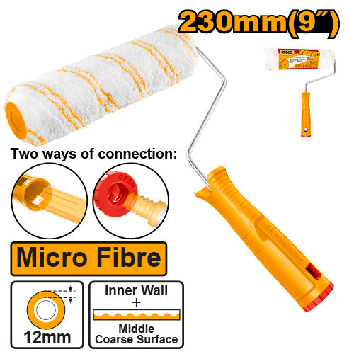 Cylindrical brush 230mm for inner wall. Rod 5.8mm.