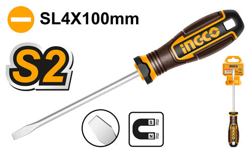 Magnetic Pozidriv PZ2 Screwdriver, S2. Length 150mm.