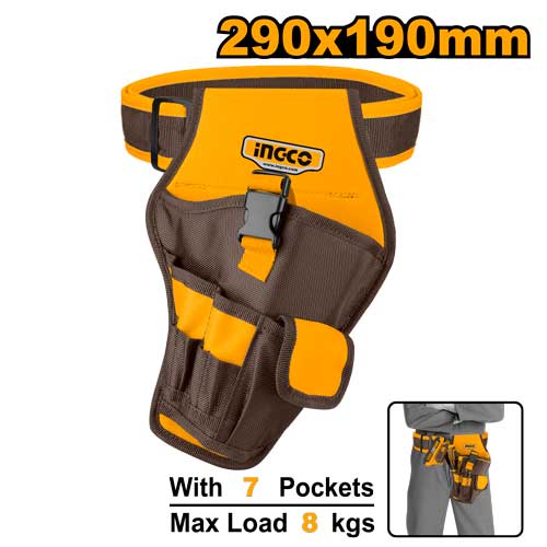 Pochette ceinture 290x190mm, grande poche pour perceuse.