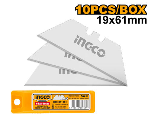 Lot de 10 lames SK5 61x19mm.