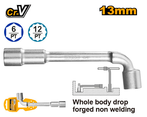 L-type socket wrench, 13mm. CR-V.