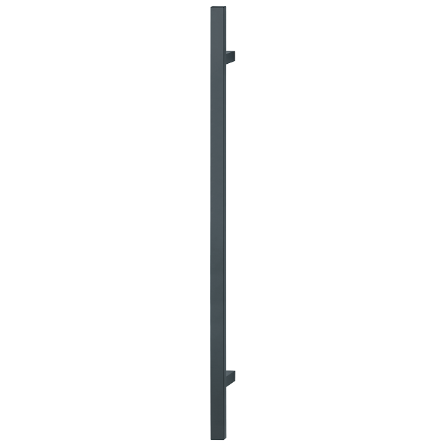 Poignée battante droite E5726  By HOPPE en inox, section rectangulaire,1200mm, Noir Mat