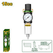 Régulateur de filtre à air 1 pièces/ensemble
Taille optionnelle : 1/4"
Finesse du filtre : 40µm
Capacité : 15cc
Matériau de l'élément filtrant : Fibre
Emballé par boîte de couleur JADEVER JDFF3503