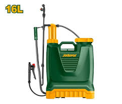 16L Backpack Sprayer Fiberglass lance Pressure: 4.5 BAR Adjustable nozzle from jet to mist Large container specially designed for spraying larger areas Packed by color box JADEVER JDKS1516