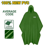 Cape de pluie Matériel: 100% nouveau PVC Épaisseur : 0,25 mm Taille: 125*200cm(50*80) Emballage : sac en polyéthylène avec papier de couleur JADEVER JDRC1001