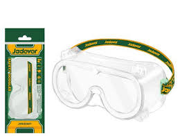 Lunettes de sécurité Cadre en PVC souple et léger ainsi qu'une conception unique de valve de sortie d'air Les lentilles en polycarbonate et sont confortables Emballé par poly sac JADEVER JDSG2801