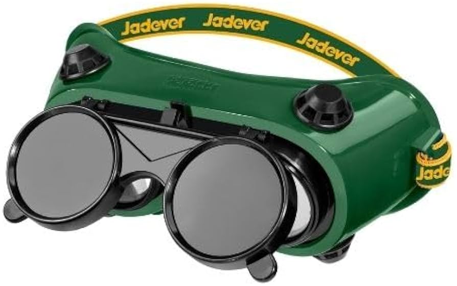 Welding goggles Soft PVC body, indirect ventilation, Shade: 11, Clear inner lenses, tinted outer lenses, Flip-up mechanism, Packed in plastic bag JADEVER JDSG3811