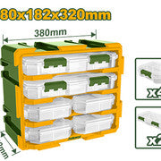 Tour de stockage modulaire Taille totale : 380x182x320mm Le système modulaire s'étend avec vos besoins de stockage Peut être accroché au mur
Emballé par étiquette JADEVER JDTB8346