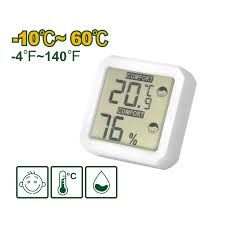 Compteur numérique d'humidité et de température Température ambiante : -10 °C ~ 60 °C Humidité ambiante : 0 ~ 100 % Avec fonction d'indication de batterie faible - Emballé par boîte de couleur JADEVER JDTM1501