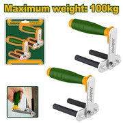 Kit de supports pour transport de panneaux - Inclus : 2 supports de panneau mural Matériel : 45 # Taille: 15,5 x 11,5 x 5 cm - Poids maximum : 100 kg Conditionneur par double blister JADEVER JDTN2002
