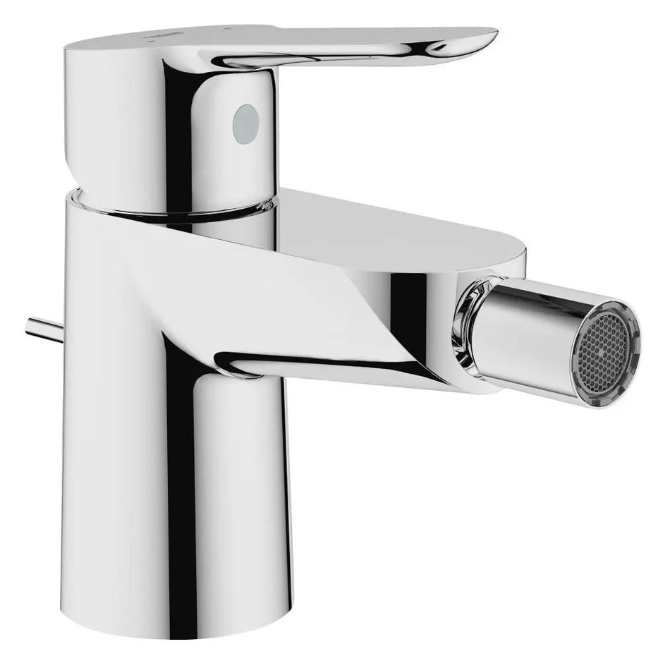 GROHE BauEdge Bidet Mixer with Pop-Up Waste, Chrome Longlife 28mm Ceramic Cartridge - 23331000