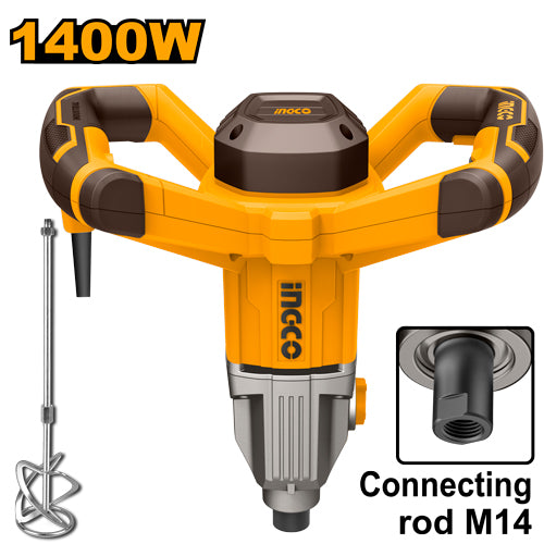 Malaxeur 1400W, vitesse variable. Filetage M14. Avec LED.