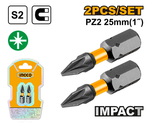 Lot 2 embouts à percussion PZ2 25mm.