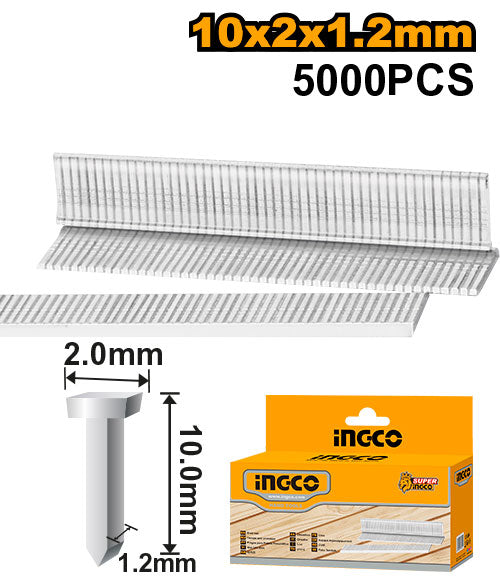 Box of 5000 10mm nails for HSG1405 stapler.