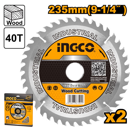 Lame TCT 235mm, 40 dents pour scie CS2358.