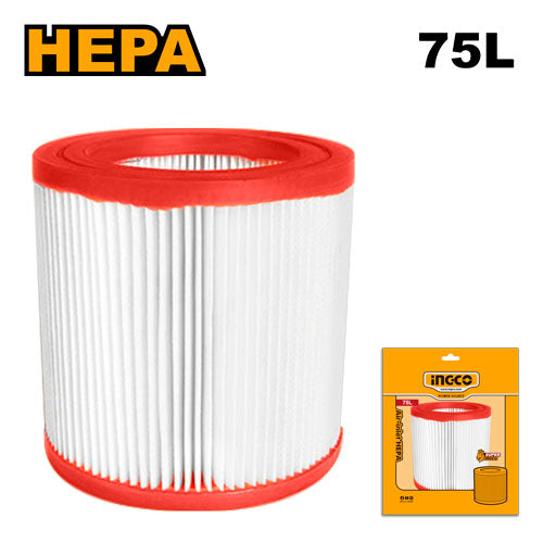 Filtre niveau F8 pour aspirateur VC24751. Efficacité >95%.