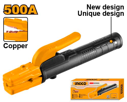 Pince porte électrode 500A - Conception unique, type néerlandais Convient à la machine à souder MMA