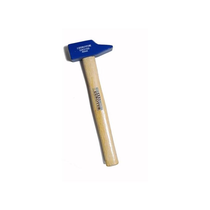 Marteau rivoir EUROTUB - Manche bois 30 mm - 530 Gr - Liaison Epoxy de la tête