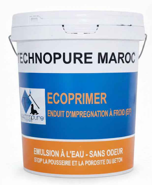 Seau de 20 kg d'enduit bitumineux à froid pour préparer béton, mortier et maçonnerie avant pose de membrane d'étanchéité