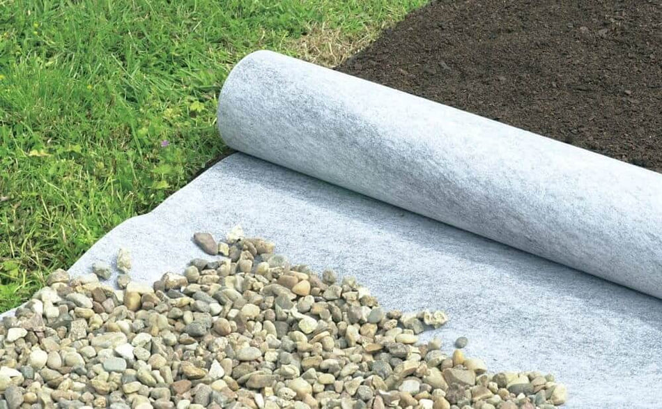 Geotextile 150 Gsm - needle-punched non-woven polyester fiber for filtering and drainage - GEOTEX PET 150 - Roll 2 M X 100 M = 200 SQM