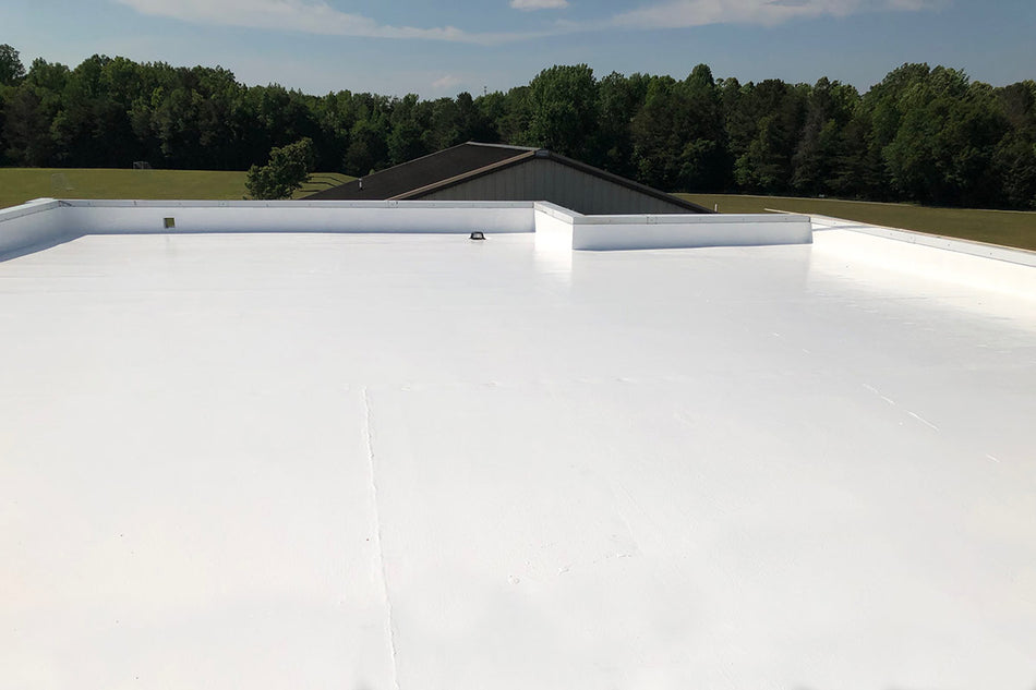 Revêtement d'étanchéité liquide monocomposant à base de résine polymère pour plancher béton intérieur & extérieur, balcon, loggia, SDB et cuisine - SYNROOF PI - Coloris blanc ( Réflexion des UV) - Seau de 20 Kg