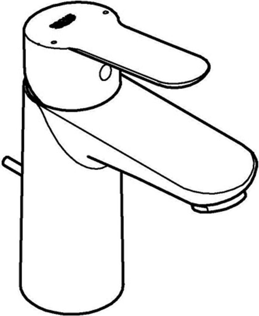 GROHE BauEdge Single-lever basin mixer 1/2″ S-Size - 23328000