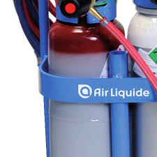 Poste de soudage oxygène et Acétylène Air Liquide OXYFLAM™ 500 idéal sûr, ultra léger, idéal pour les travaux des professionnels sur chantier - livré complet prêt a fonctionner