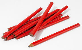 Crayon charpentier (x 12) 30 cm OCAI  0977X