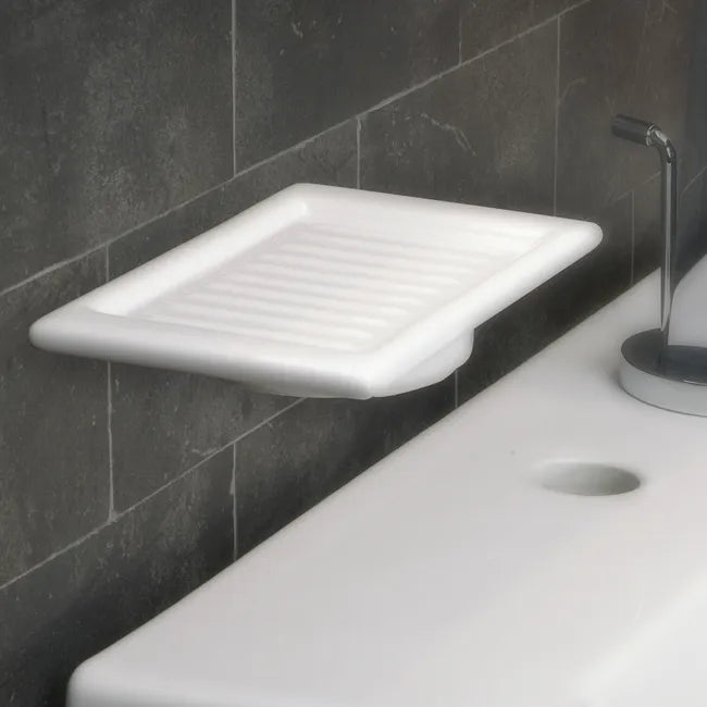 Toilet paper holder, chrome finish combined with stainless steel, 128*50*105 mm - RONDA 6646800
